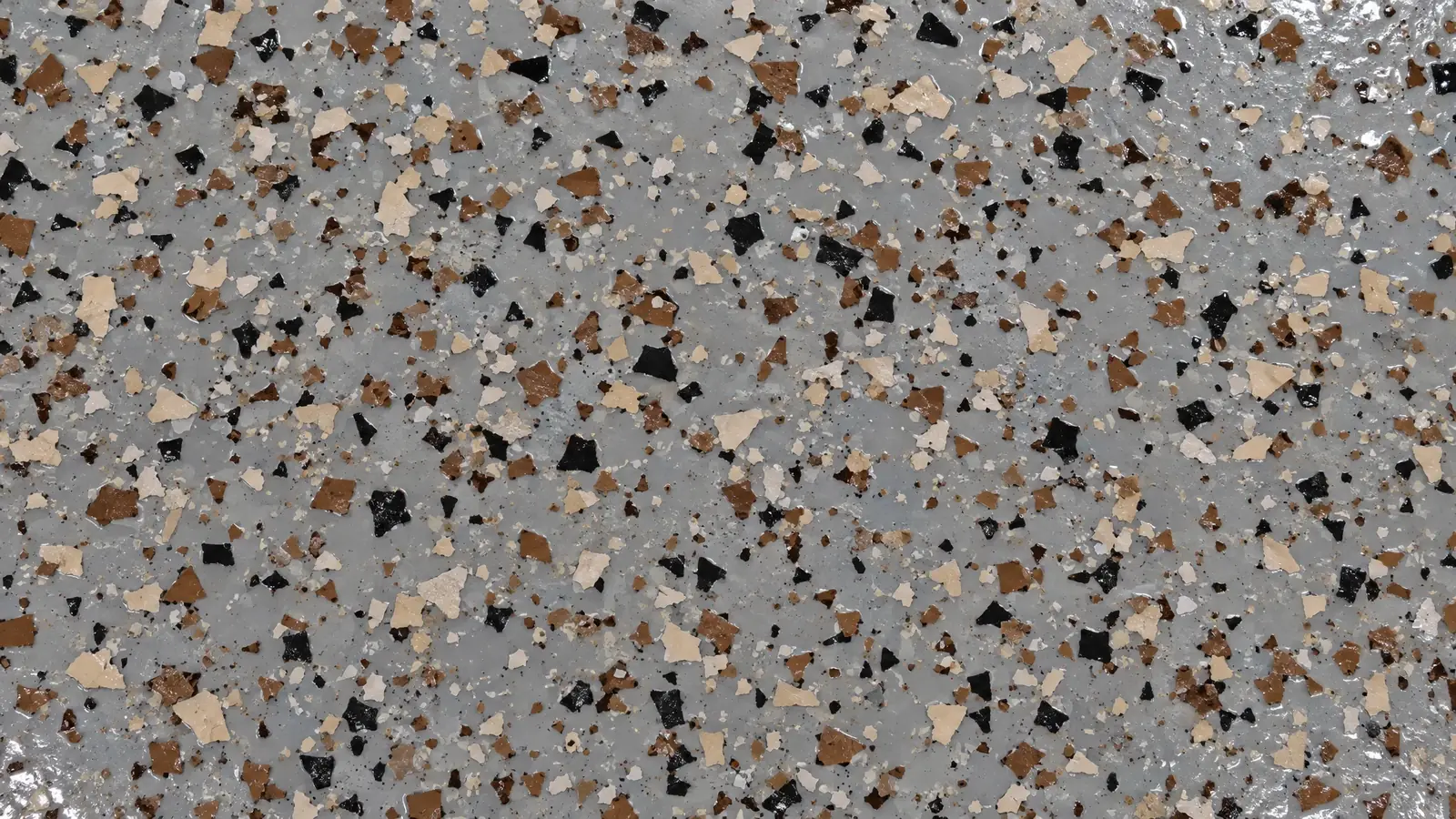 Partial Flake finish close-up