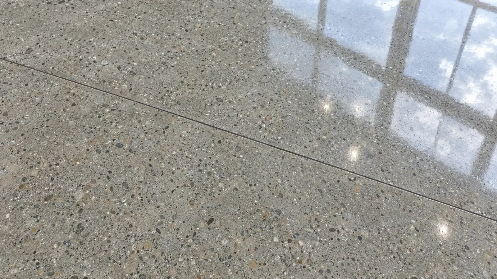 Polished Concrete finish close-up