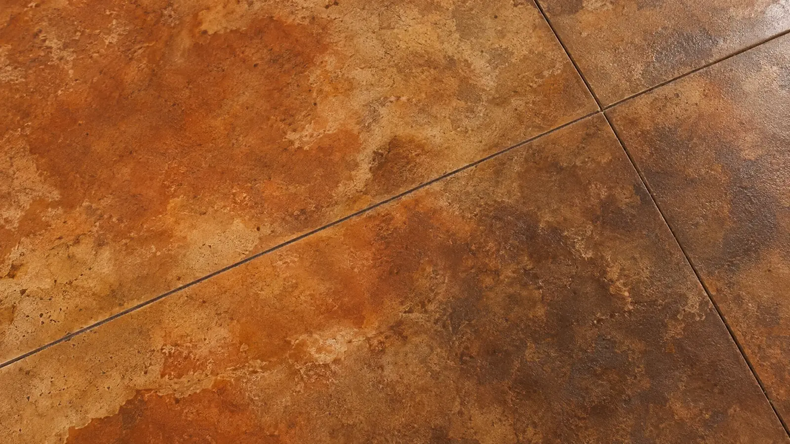 Stained concrete close-up