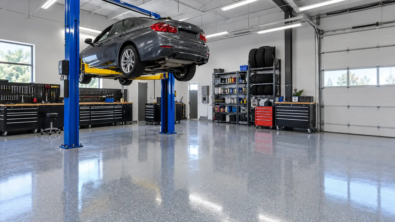 Auto repair bay