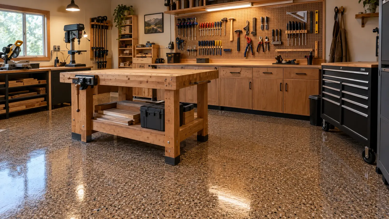Workshop garage