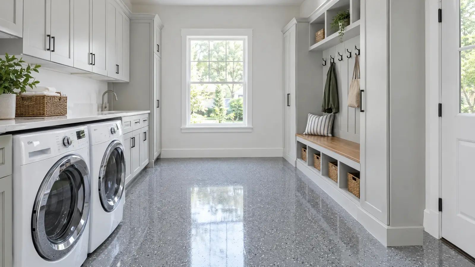 Laundry and mudroom