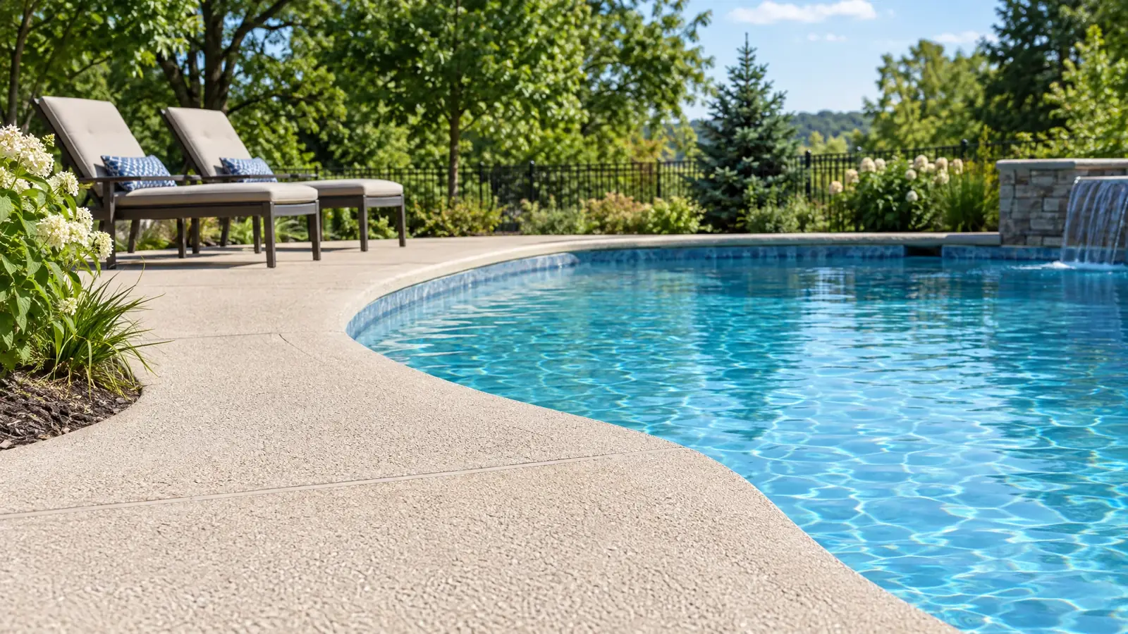 Pool deck coating