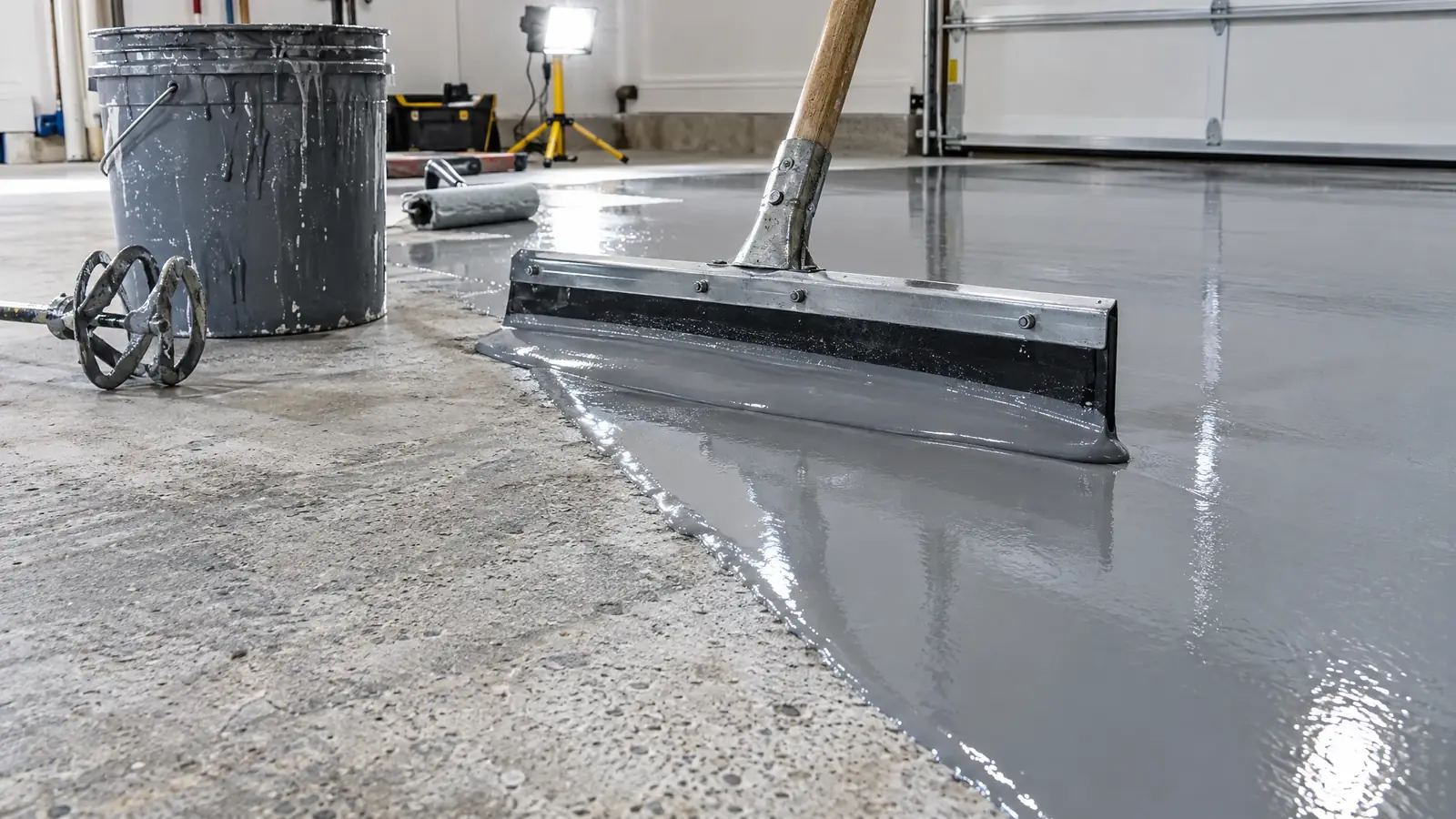 Polyurea floor coating